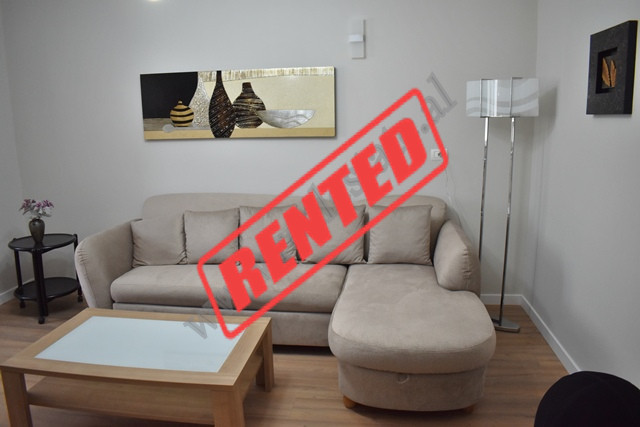 Two bedroom apartment for rent in Andon Zako Cajupi street, in the Blloku area of Tirana.
It is loc